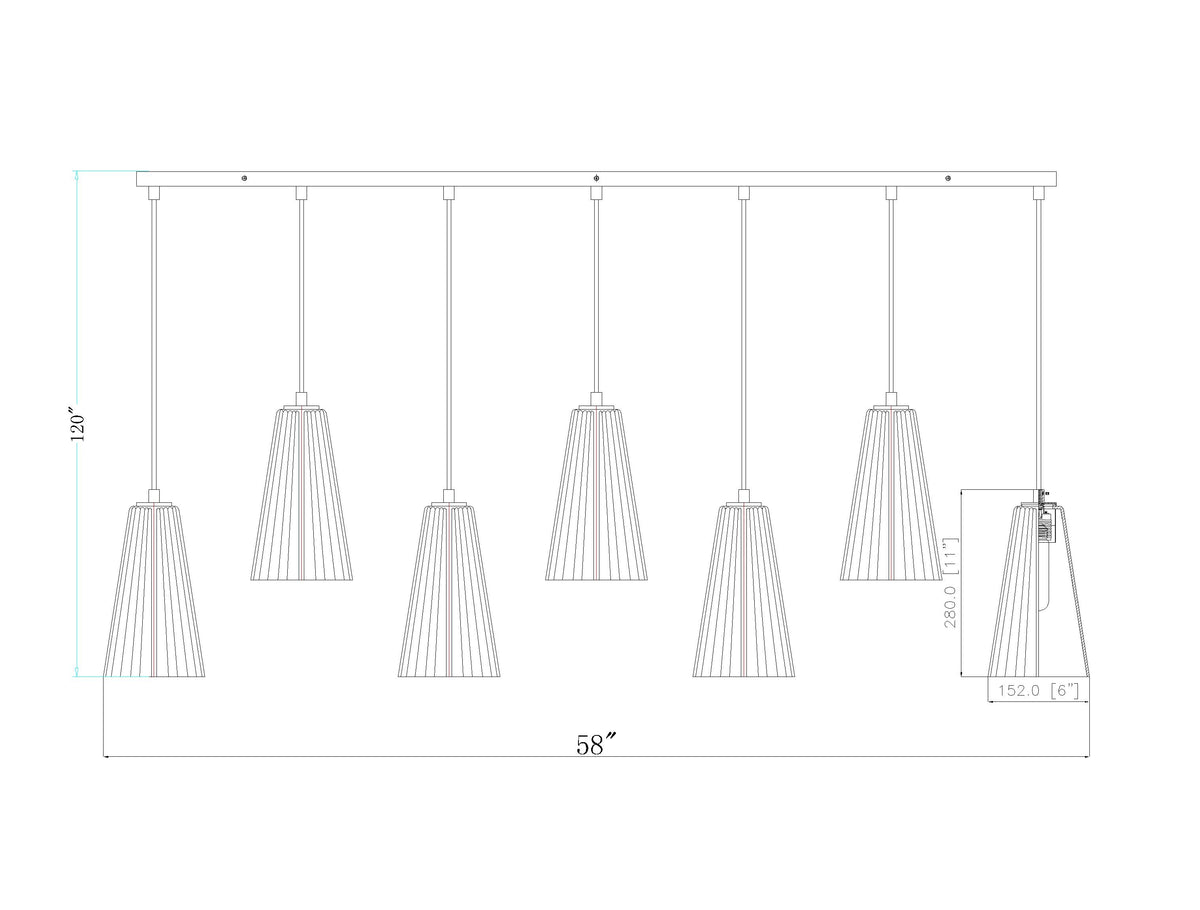 Farrell 54-in Linear