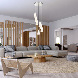 Farrell 18-in Round Multi Pendant