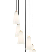 Farrell 18-in Round Multi Pendant