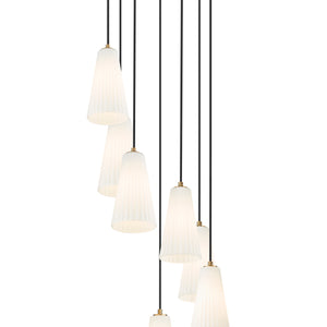 Farrell 18-in Round Multi Pendant