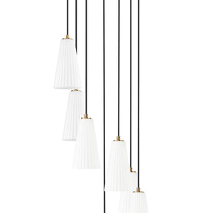 Farrell 18-in Round Multi Pendant