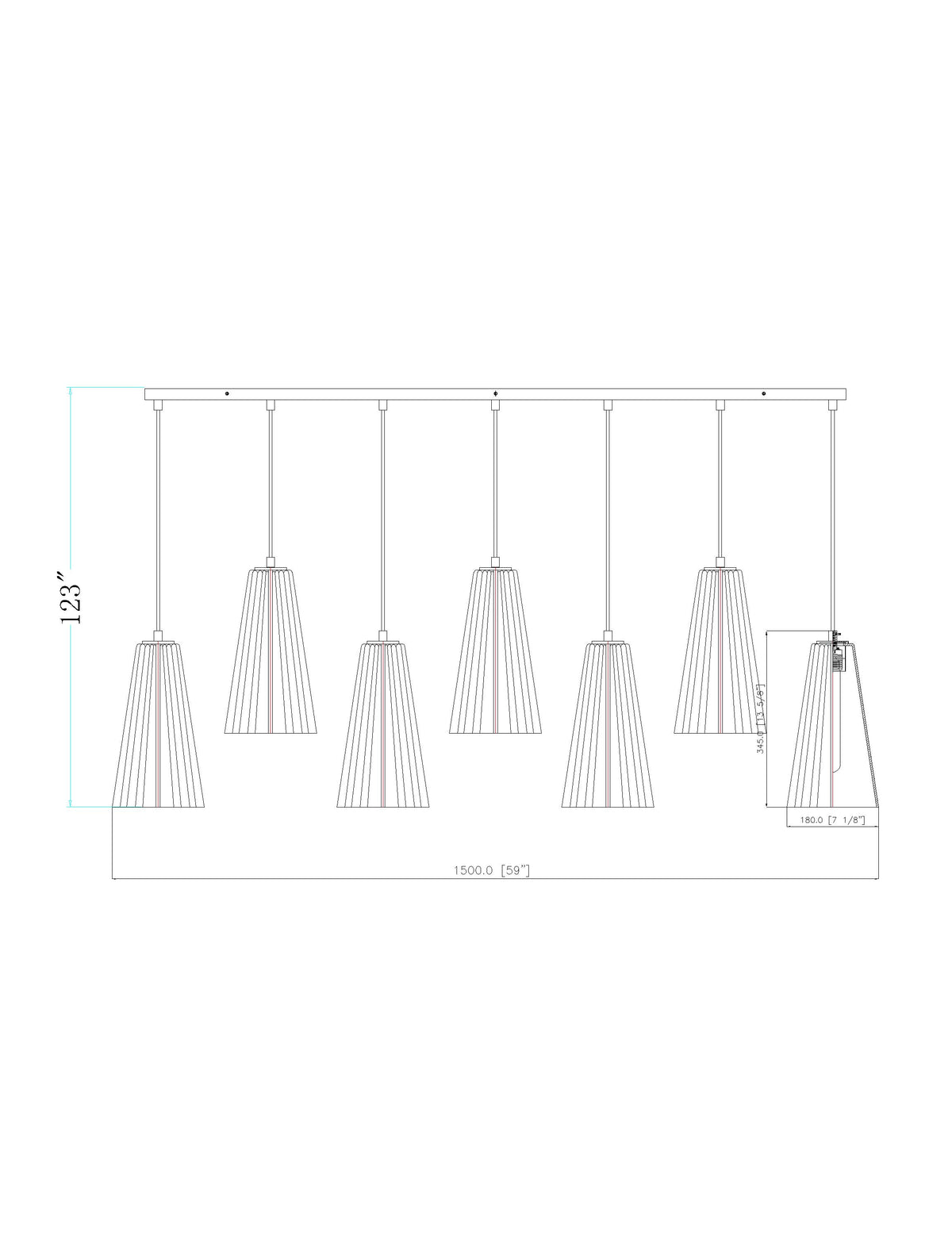 Farrell 54-in Linear