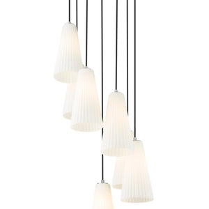 Farrell 18-in Round Multi Pendant