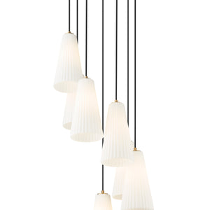 Farrell 18-in Round Multi Pendant