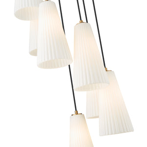 Farrell 18-in Round Multi Pendant