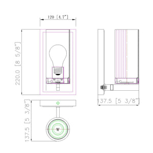 Danica 4.75-in Wall Sconce