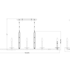 Kaden 56-in Linear