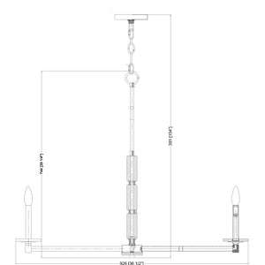 Kaden 36.5-in Chandelier
