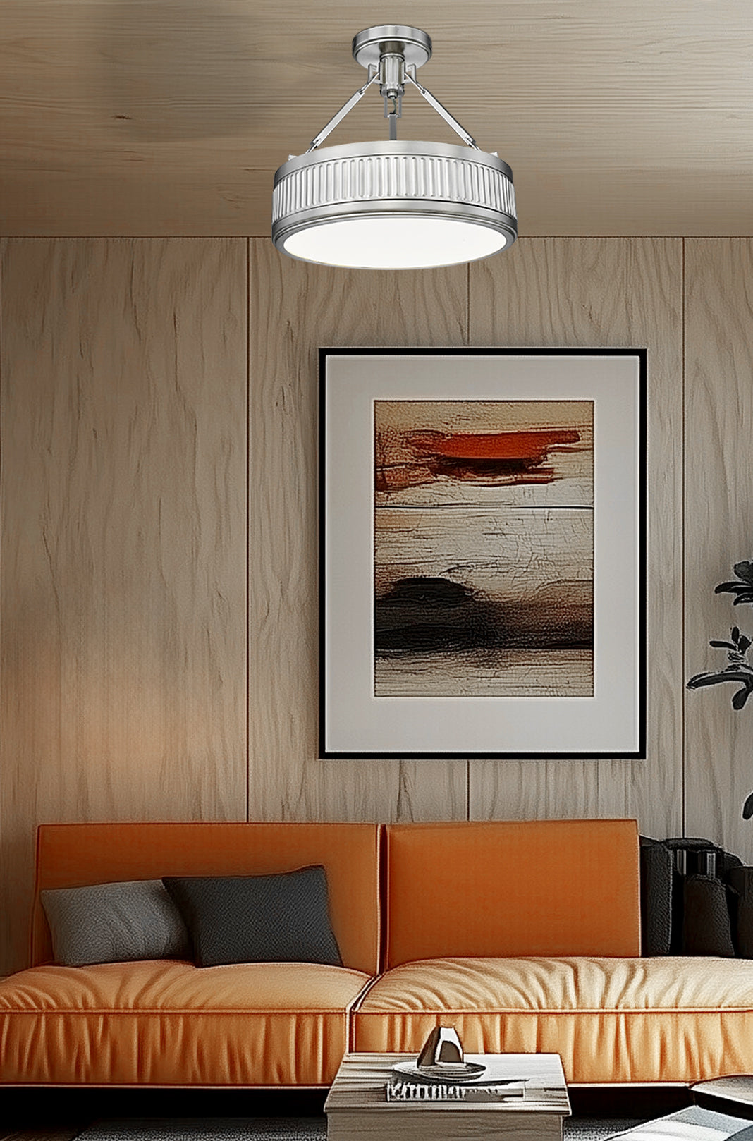 Quinn 1 Light Semi Flush Mount