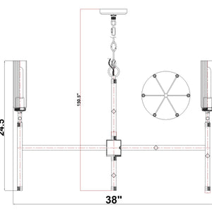 Esme 6 Light Chandelier