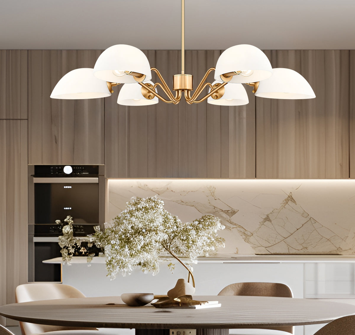 Breton 6 Light Chandelier