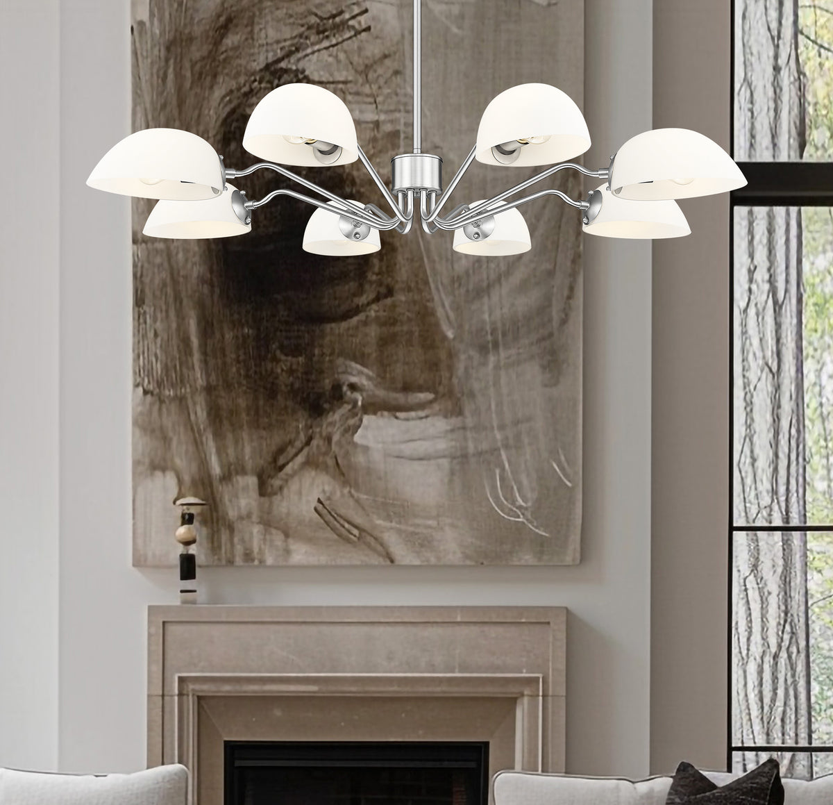 Breton 8 Light Chandelier