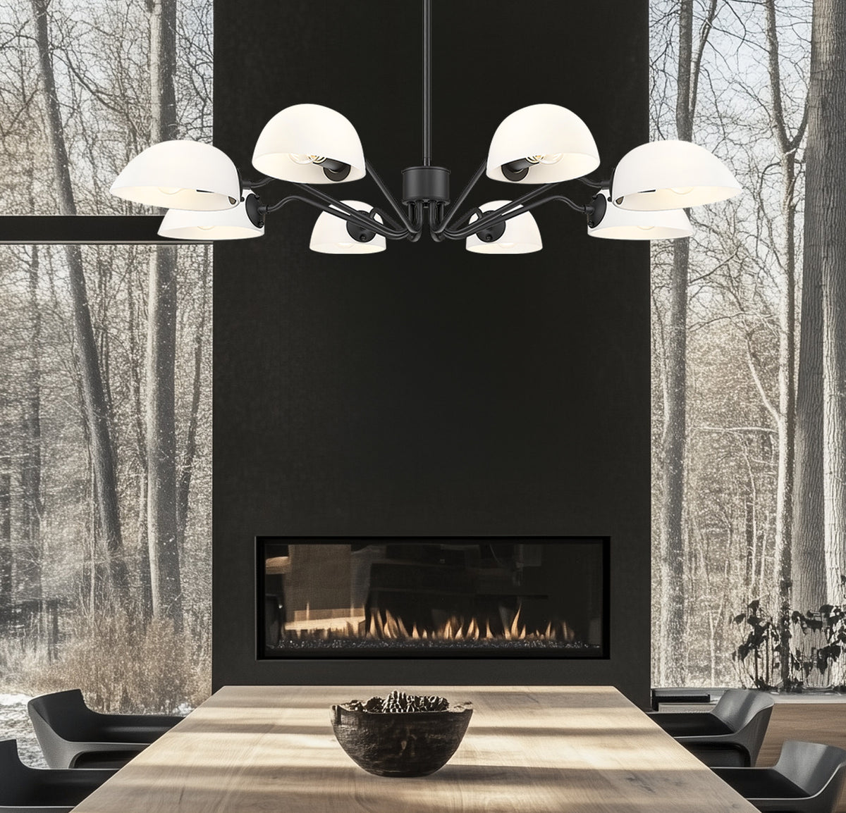 Breton 8 Light Chandelier