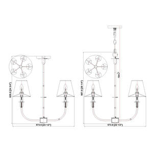 Tova 5 Light Chandelier