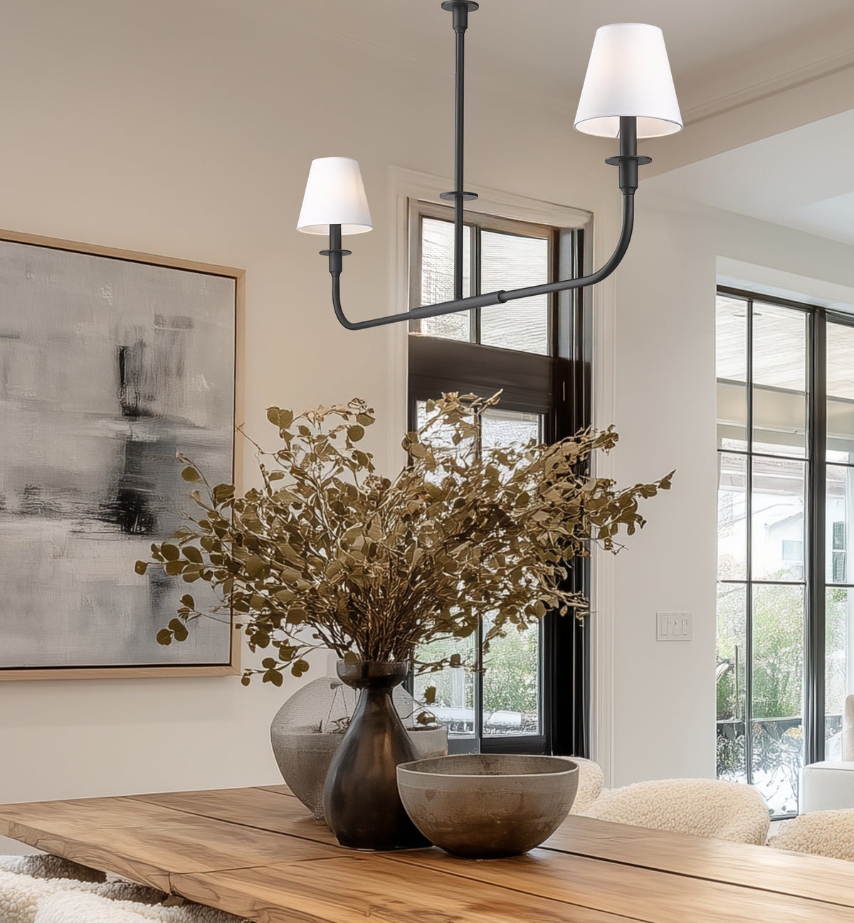 Tova 2 Light Linear Chandelier