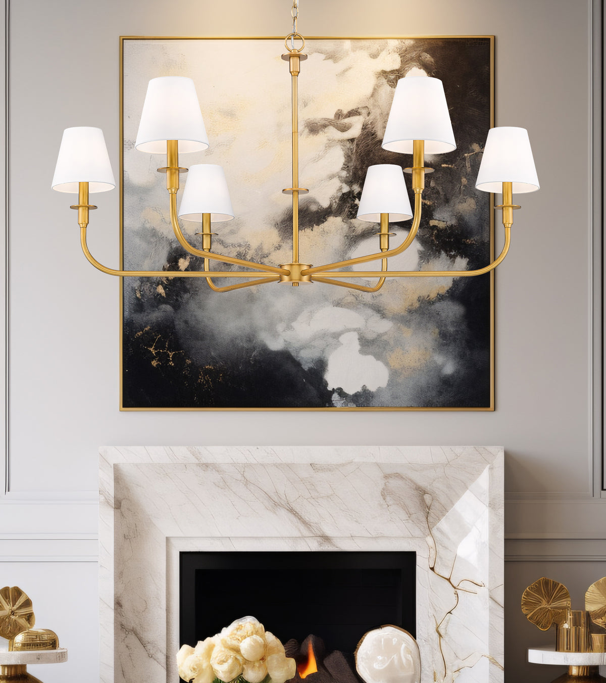 Tova 6 Light Chandelier