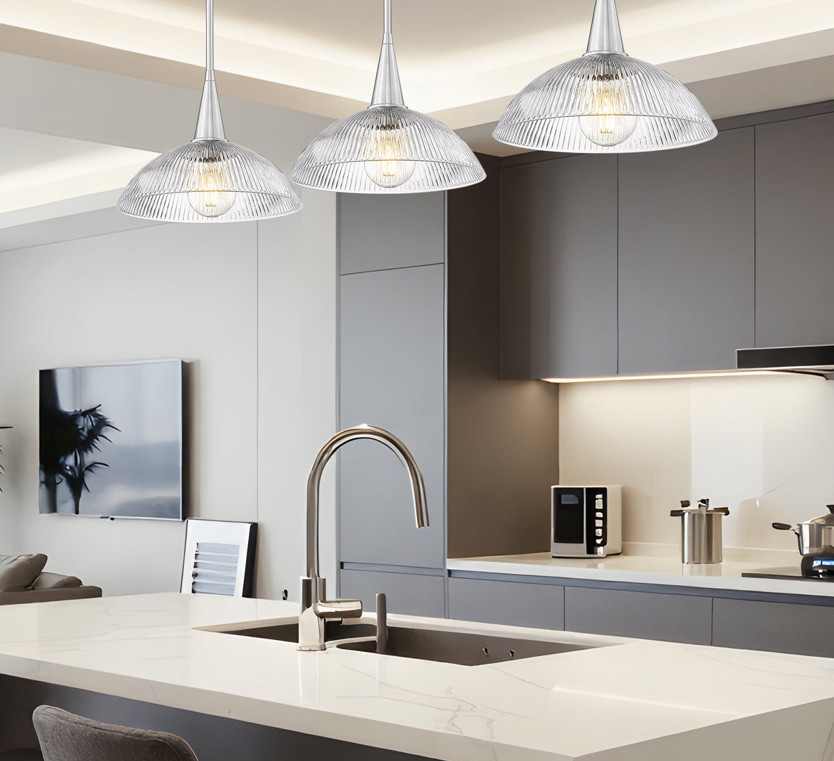 Lunelle 3 Light Linear Chandelier