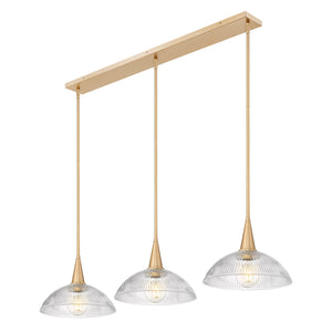 Lunelle 3 Light Linear Chandelier