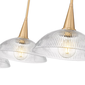 Lunelle 3 Light Linear Chandelier