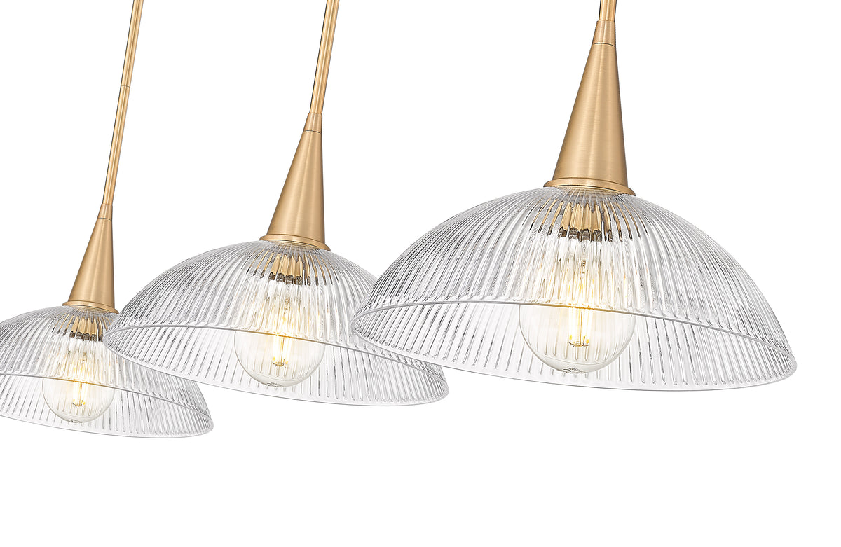 Lunelle 3 Light Linear Chandelier