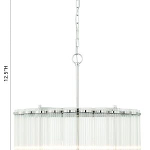 Glasbury 6-Light 24" Pendant Chandelier