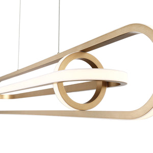 Demark 42" Integrated LED Linear Chandelier