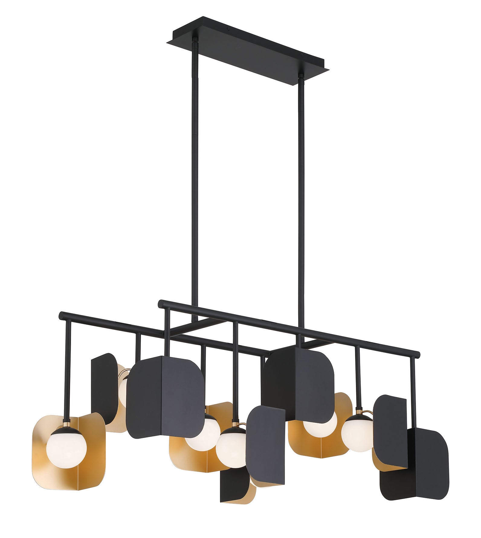 Cornice 10-Light 45" Integrated LED Linear Chandelier