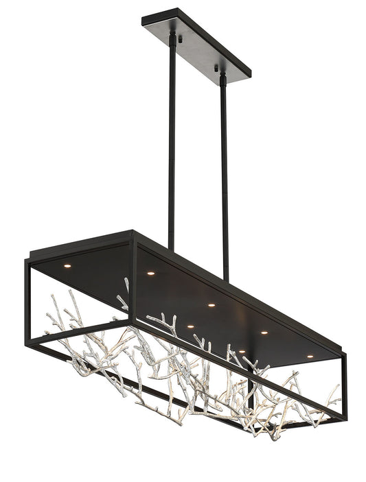Aerie 8-Light 42" Integrated LED Linear Chandelier