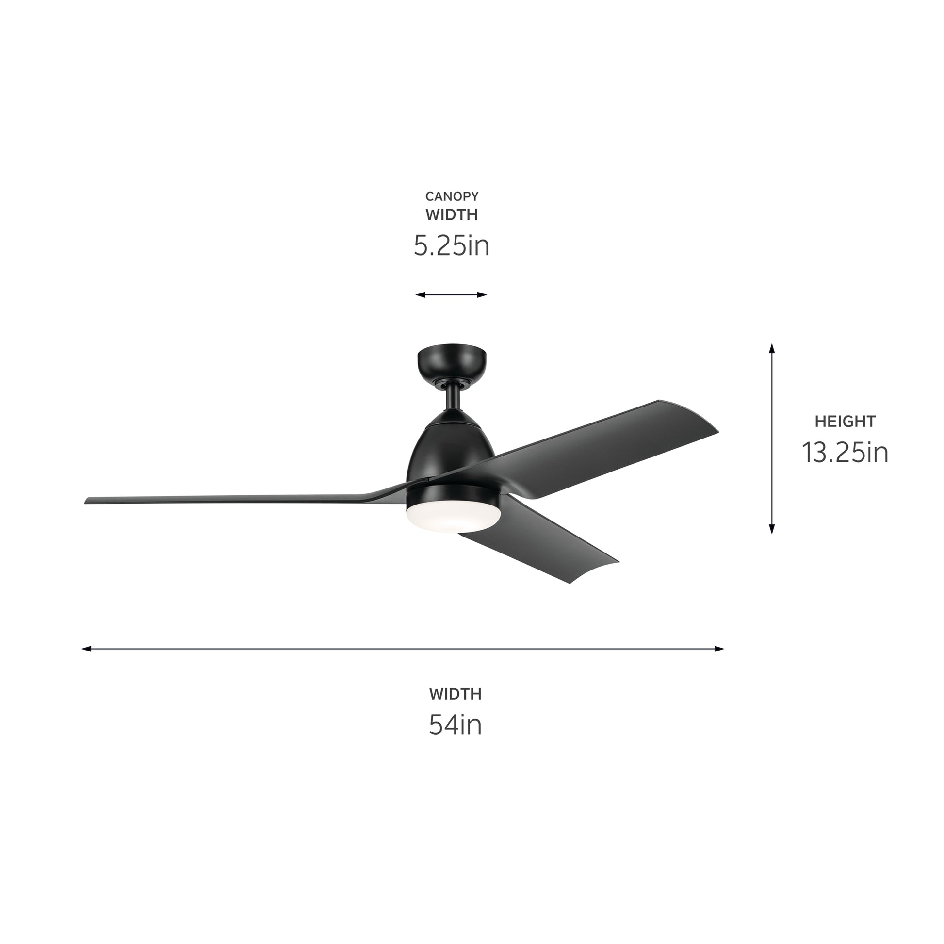 54 Inch Fit Fan