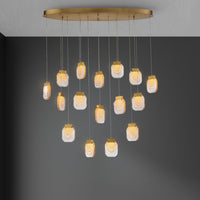 Paget 16-Light 44" Integrated LED Multi Drop Chandelier