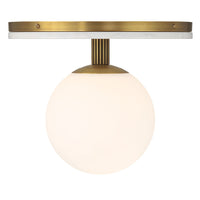 Carnagie 15" Integrated LED Flush Mount