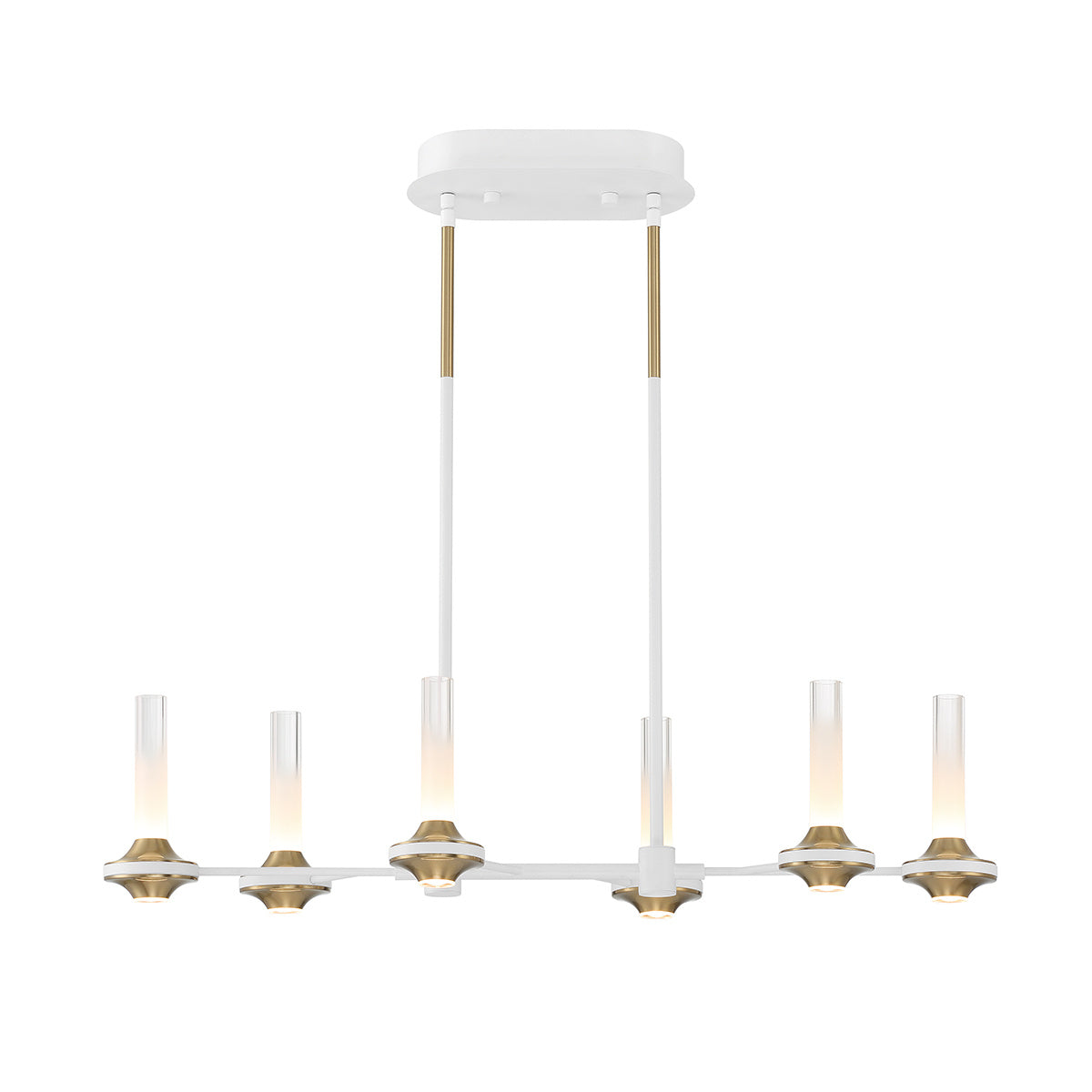 Torcia 6-Light 31" Integrated LED Chandelier