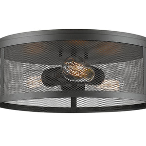Meshsmith 3 Light Flush Mount