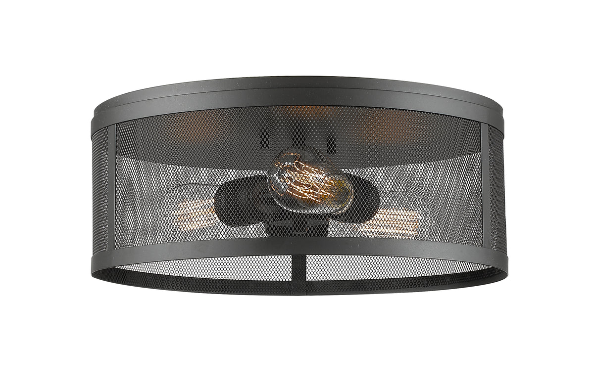 Meshsmith 3 Light Flush Mount