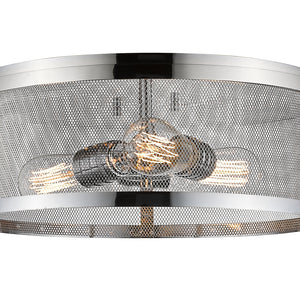 Meshsmith 3 Light Flush Mount