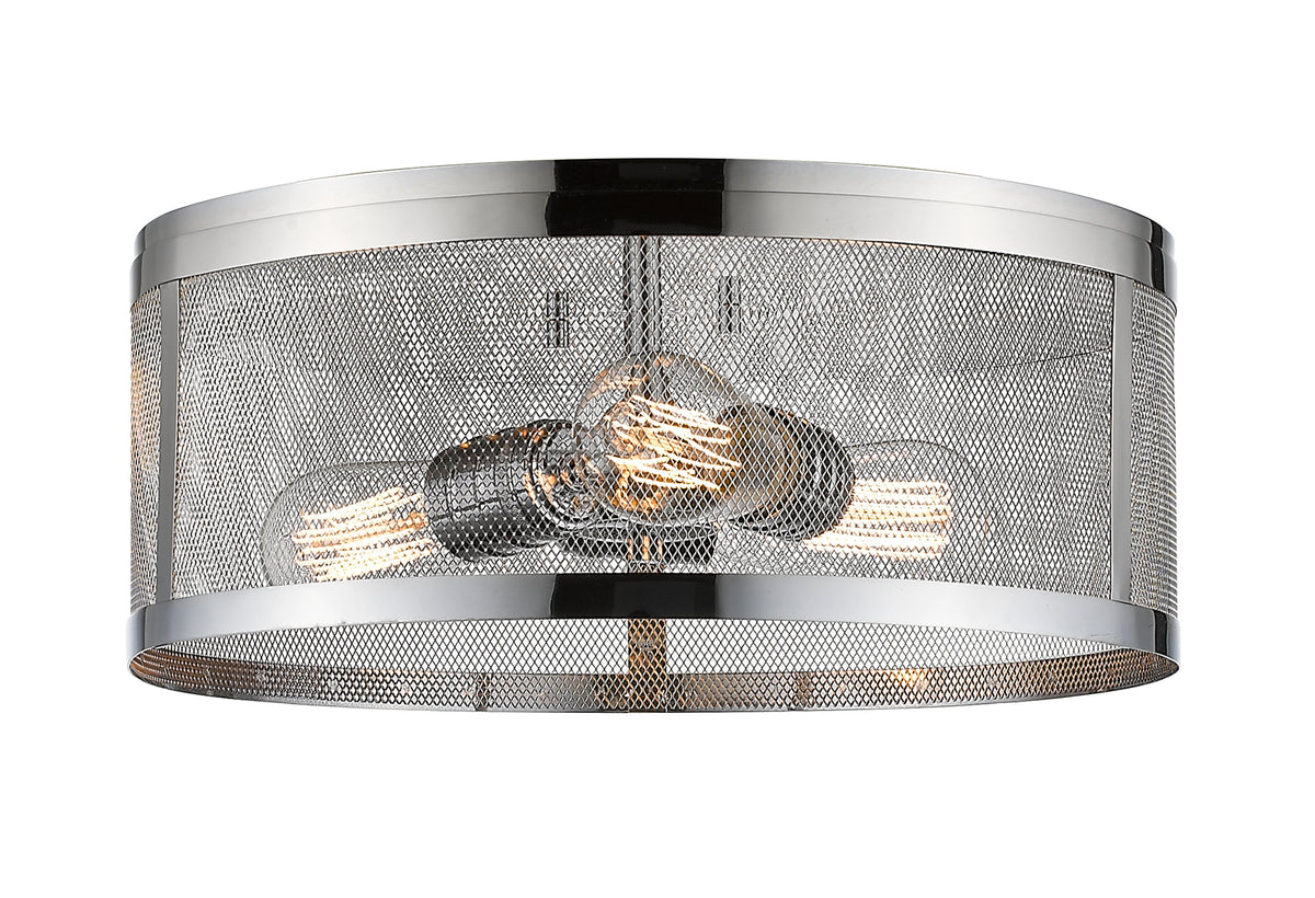 Meshsmith 3 Light Flush Mount
