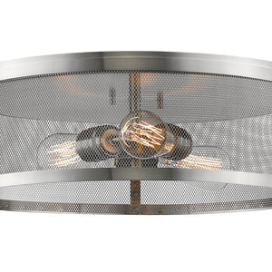 Meshsmith 3 Light Flush Mount