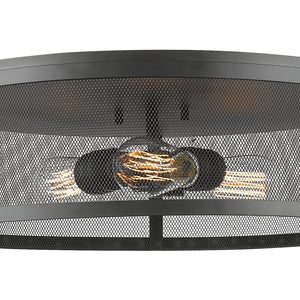 Meshsmith 3 Light Flush Mount