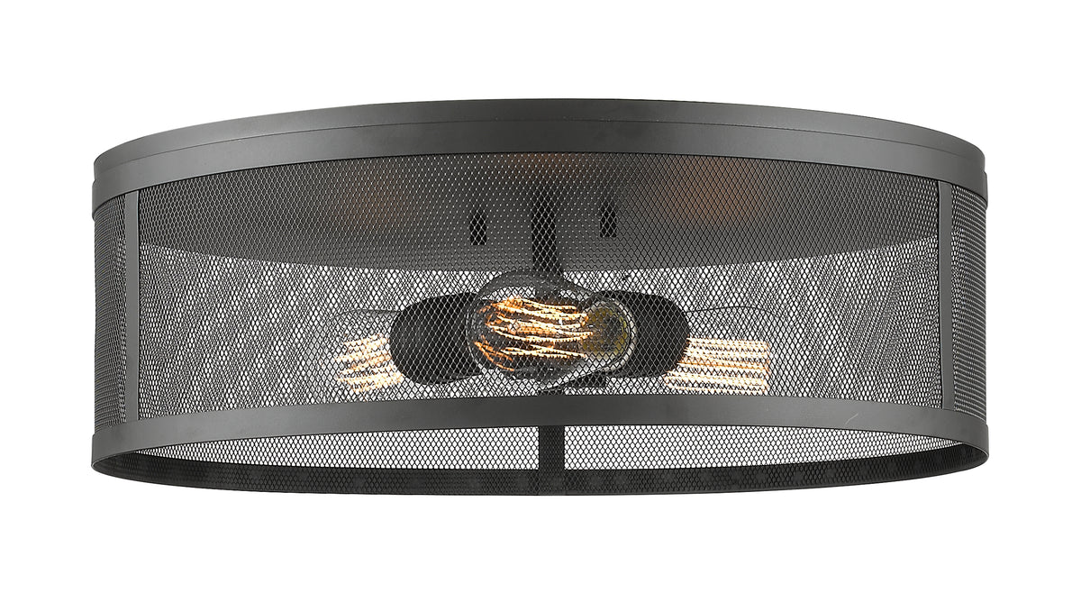 Meshsmith 3 Light Flush Mount