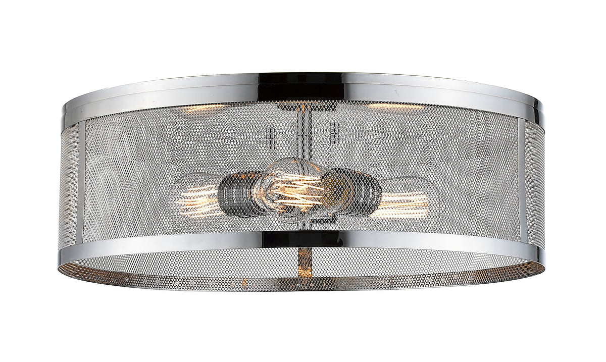 Meshsmith 3 Light Flush Mount