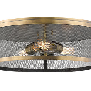 Meshsmith 3 Light Flush Mount