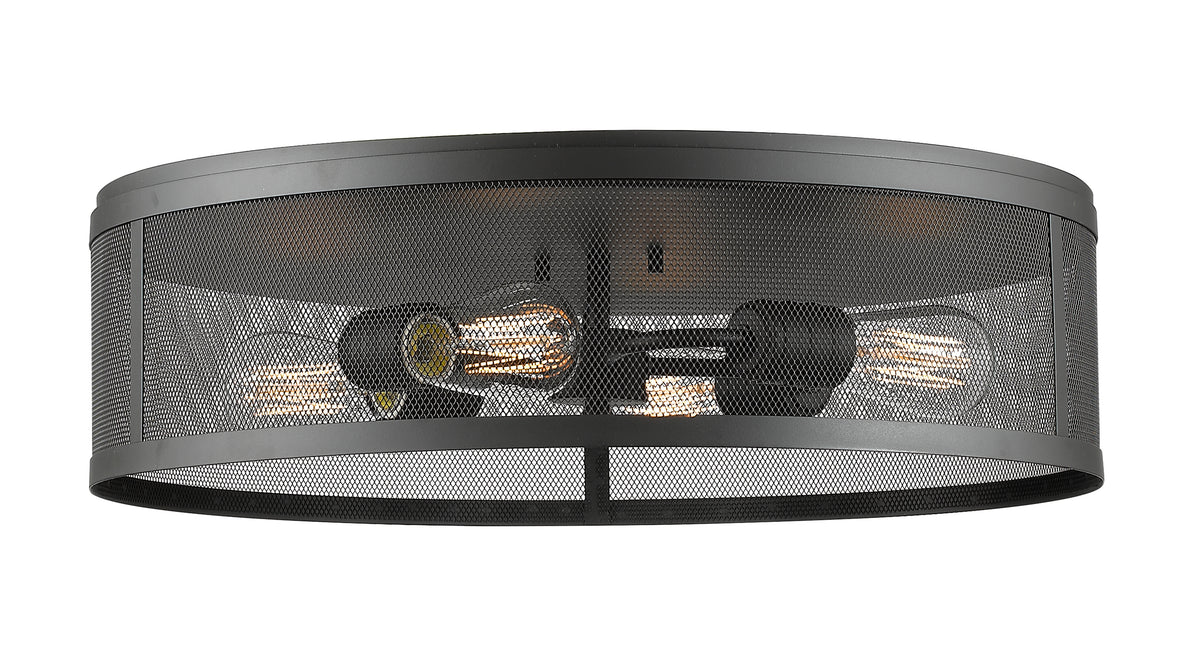 Meshsmith 4 Light Flush Mount