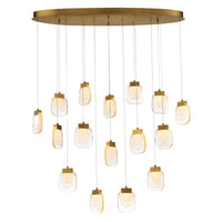Paget 16-Light 44" Integrated LED Multi Drop Chandelier