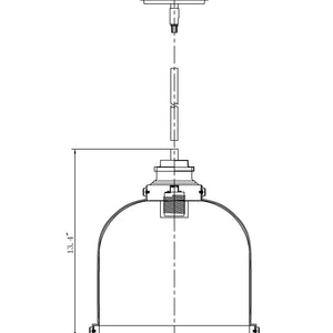 Burren 1 Light Pendant