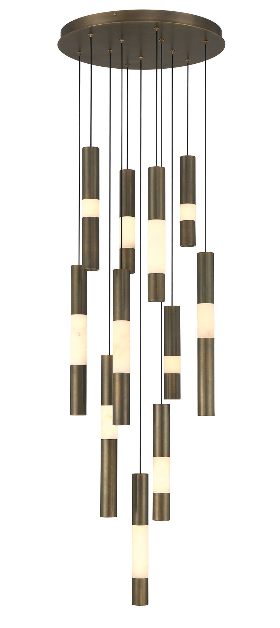 Ronda 11-Light 20" Integrated LED Multi Drop Chandelier