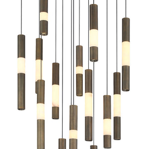 Ronda 15-Light 32" Integrated LED Multi Drop Chandelier