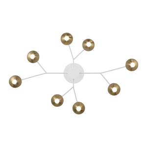 Torcia 8-Light 36" Integrated LED Linear Chandelier