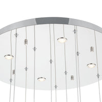 Norah 12-Light 24" Integrated LED Multi Drop Chandelier
