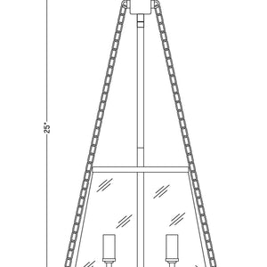 Prescott 3 Light Pendant
