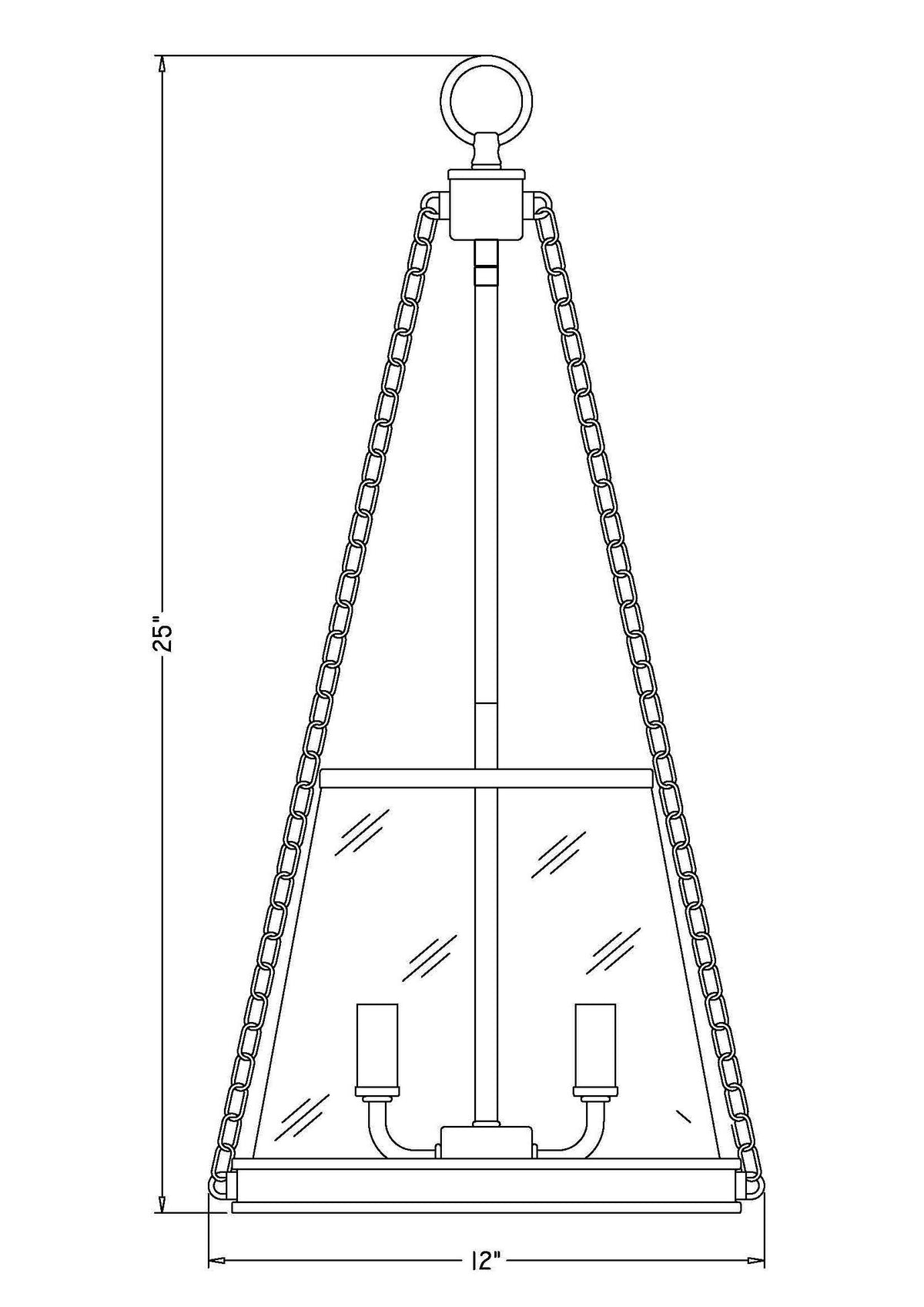 Prescott 3 Light Pendant